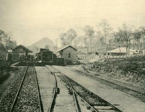 クーラン駅、クイーンズランド州、1901年。