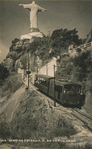 コルコバードラック鉄道、リオデジャネイロ、ブラジル。 作： Unbekannt