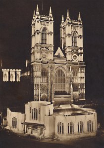 戴冠式の投光照明-ウェストミンスター寺院、1937 作： Unbekannt