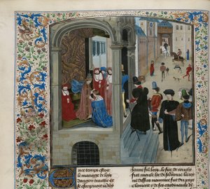 フランスのシャルル 6 世の戴冠式、1470 ～ 1475 年頃。