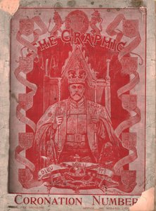 キングエドワード7世の戴冠式、The Graphic誌の表紙、1902年8月13日。 作： Unbekannt