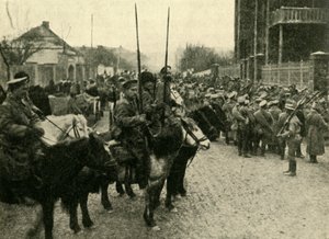 コサック兵士、第一次世界大戦、1914年、c1920。 作： Unbekannt