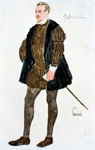 ベルモンテの衣装デザイン、c1913 作： Unbekannt