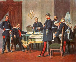 ベルサイユ戦争評議会、1870年、1936年。 作： Unbekannt