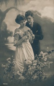 カップル、c1910