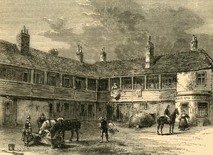 ローズとクラウンのコートヤード、1820年、c1876。 作： Unbekannt