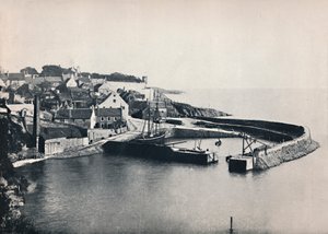 クレイル-村と港、1895 作： Unbekannt