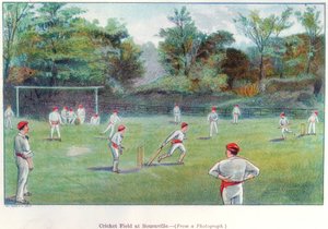 ボーンビルのクリケットフィールド、1892年 作： Unbekannt