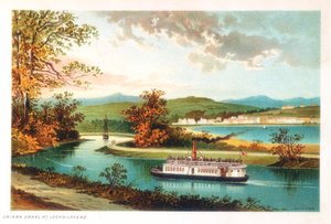 スコットランド、ロッホギルヘッドのクリナン運河、1891年 作： Unbekannt