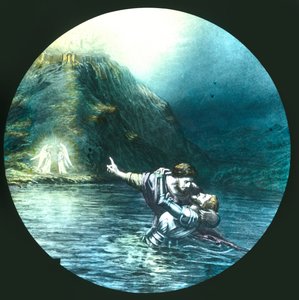 死の川を渡る、c1910。 作： Unbekannt