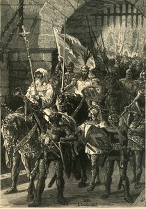 3月、12世紀、1890年の十字軍。 作： Unbekannt