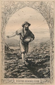 クルーソー播種トウモロコシ、c1870 作： Unbekannt