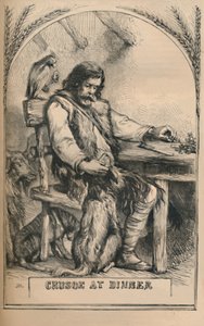 ディナーでのクルーソー、c1870 作： Unbekannt