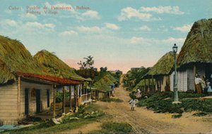 キューバ：漁村。ボヒオス。漁村、1919 作： Unbekannt