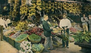 キューバの果物店、c1910 作： Unbekannt