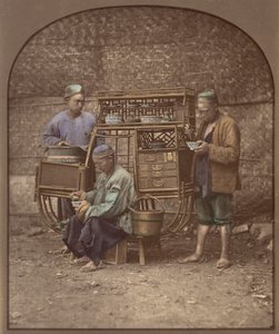 移動式キッチン、1870 年代。 作： Unbekannt
