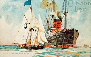 キュナードライン-ニューヨークパイロットのピックアップ、c1904。 作： Unbekannt