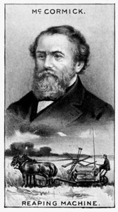 Cyrus Hall McCormick、アイルランド系アメリカ人の農家、発明家、ビジネスマン、およびマーケティング担当者、c1924 作： Unbekannt