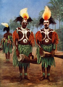 フライリバー地域のダンサー、パプアニューギニア、1920