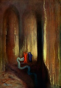 「暗い洞窟」、1906 年 作： Unbekannt