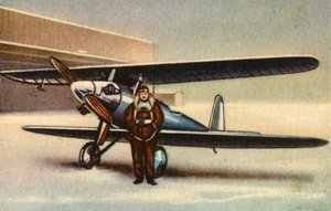 ダルムシュタットD-18複葉機、1920年代、1932年。 作： Unbekannt