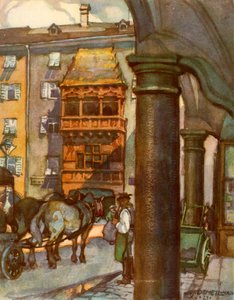 黄金の屋根、黄金の屋根、c1929。 作： Unbekannt