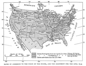 米国連邦への入国日、および内戦への対応、1933年