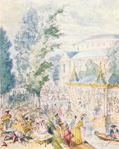 Ranelagh Gardensのデイマスカレード、1842年、1903年。 作： Unbekannt
