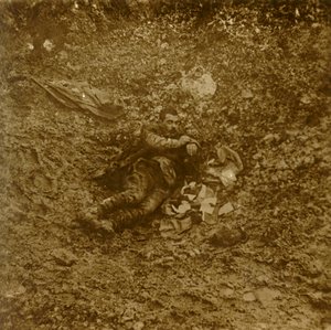 死んだドイツ兵、北フランス、ヴェルダン、c1914-c1918 作： Unbekannt