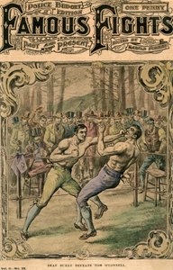 聴覚障害者バークが1837年後半または20世紀初頭に1837年にトムオコネルを破る 作： Unbekannt