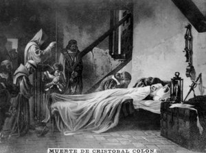 クリストファー・コロンバスの死、16世紀、1920年代 作： Unbekannt