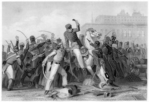 フィニス大佐のミーラでの死、1857年、1860年 作： Unbekannt