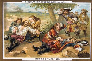 マーシャルトゥレンヌの死、1675年、19世紀 作： Unbekannt