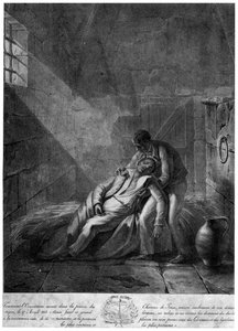 1803年4月27日、ハイチ革命指導者、トゥーサンルーバーチュールの死 作： Unbekannt