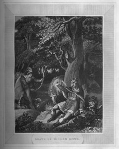 ウィリアムルーファスの死、1838年 作： Unbekannt