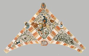 セントピーターズ教会の装飾、バストーニュ、ベルギー、1928年。