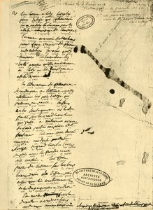 ナポレオンボナパルトによる布告、1796年5月23日、1921年。 作： Unbekannt