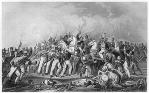 ニコルソン将軍の列によるシールコートの反逆者の敗北、1857、c1860