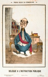 公教育の代表、パリコミューン、1871 作： Unbekannt