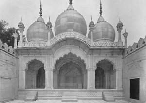 デリー。モティムスジッドまたはパールモスク、c1910。