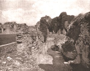 デンビー城、デンビーシャー、ウェールズ、1894。 作： Unbekannt