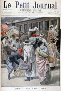 マダガスカルの出発、1900年の万国博覧会、パリ、1900年 作： Unbekannt