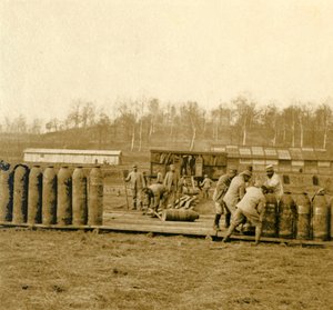 大型シェルのデポ、c1914-c1918