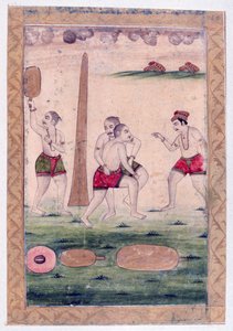 Desakha Ragini、Ragamala Album、School of Rajasthan、19世紀 作： Unbekannt