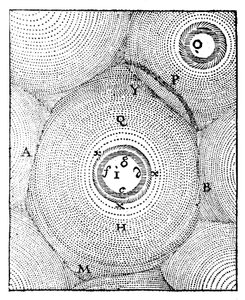 宇宙のデカルトモデル、1668年 作： Unbekannt