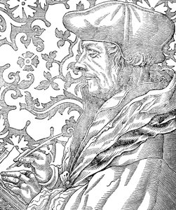 Desiderus Erasmus、15〜16世紀オランダの人文科学者、学者、19世紀 作： Unbekannt