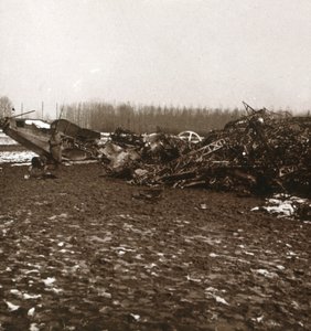 破壊されたツェッペリン、c1914-c1918