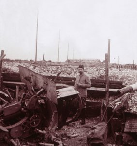 破壊、Carency、フランス北部、c1914-c1918。 作： Unbekannt