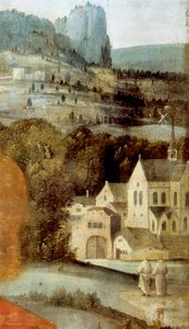 セントアンソニーの祭壇画の詳細、16世紀 作： Unbekannt