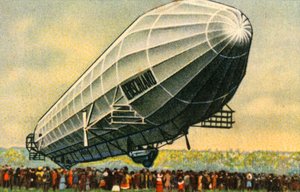 ドイツLZ 7ツェッペリン、1910年、1932年。 作： Unbekannt